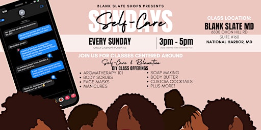 Imagem principal do evento Self-Care Sunday with Blank Slate: Luxury Lotion