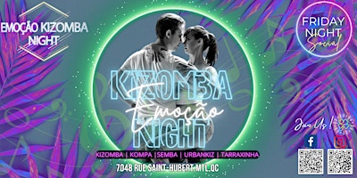 Imagen principal de Emoção Kizomba Night, your Friday saida