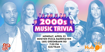 Imagem principal de 2000s Music Trivia Night!  - Boston Pizza Barrhaven