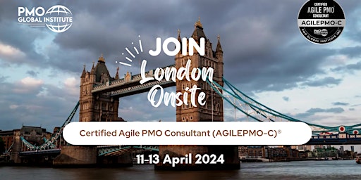Hauptbild für Certified Agile PMO Consultant (AGILEPMO-C)® - London Event