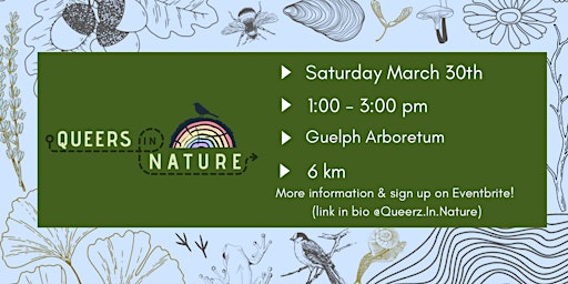 Queers in Nature: Queers in the Trees hike at the Guelph Arboretum