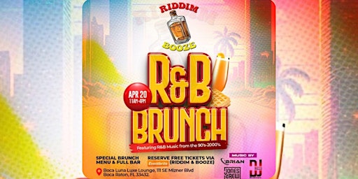 Riddim & Booze **R&B** BRUNCH primary image