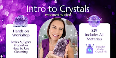 Immagine principale di Introduction to Crystals & Crystal Healing Workshop 