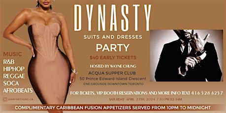DYNASTY SUITS AND DRESSES PARTY