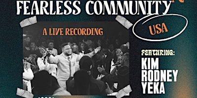 Primaire afbeelding van Tim Godfrey & Fearless Community (USA) LIVE RECORDING