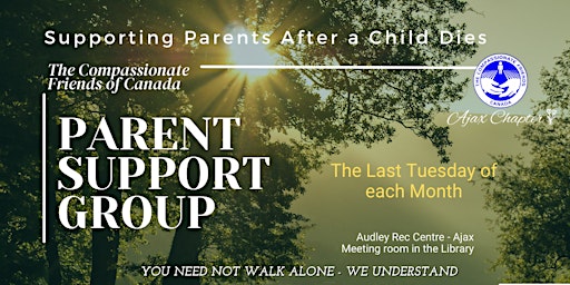 TCF Parent Support Group - Parents who have experienced the loss of a child