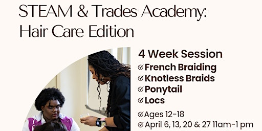 STEAM & Trades Academy: Hair Care Edition primary image