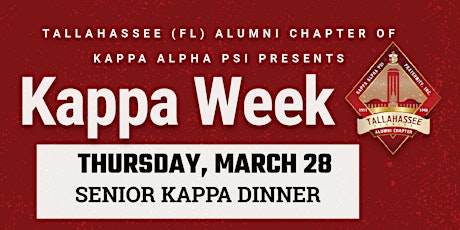 Senior Kappa Dinner (Brothers Only)