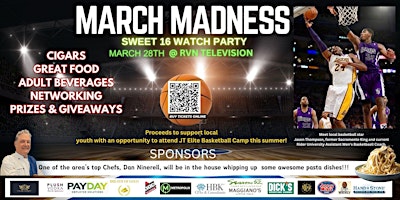 Imagem principal do evento MARCH MADNESS SWEET 16 WATCH PARTY