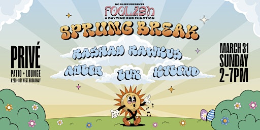 FOOLISH: A DAYTIME R&B PARTY (SPRUNG BREAK) primary image