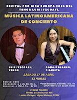 Imagem principal do evento Recital de Música Latinoamericana de Concierto RUMBO A EUROPA 2024