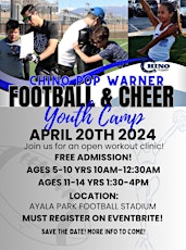 Chino Pop Warner Youth Football & Cheer Clinic