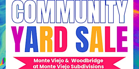 Monte Viejo Community Yard Sale