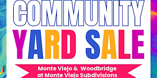 Image principale de Monte Viejo Community Yard Sale