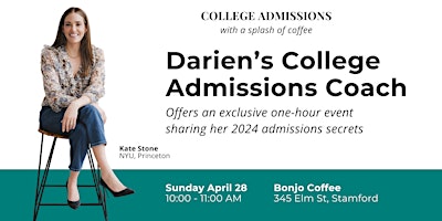 College Admissions with a Splash of Coffee primary image