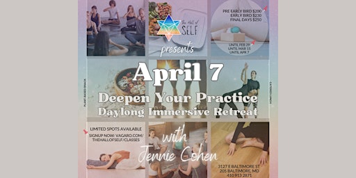 Imagem principal de Deepen Your Practice Daylong Immersive Retreat with Jennie Cohen