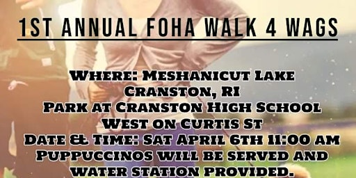 Imagem principal do evento First annual FOHA Walk for wags event