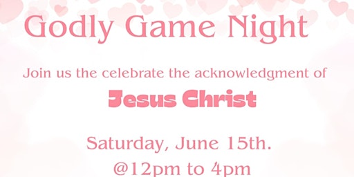 Imagem principal do evento Godly Game Day!