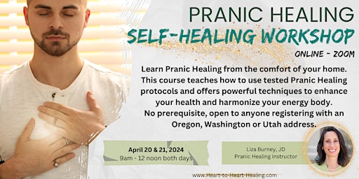 Imagen principal de Pranic Self-Healing - your hands can heal you!