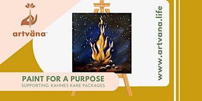 Imagem principal do evento Artvana Paint for a Purpose - Supporting Kahnes Kare Packages