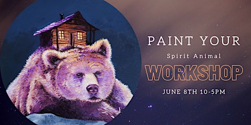 Imagem principal do evento Paint Your Spirit Animal - Workshop