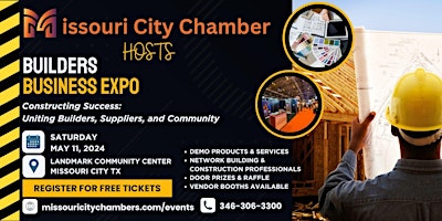 Primaire afbeelding van Builders Expo Hosted by Missouri City Chamber