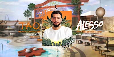 Alesso | Memorial Day Saturday Party | TAO Beach primary image