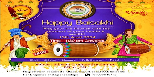 Primaire afbeelding van ICAD's Baisakhi and Ugadi Celebrations