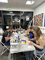 Paint and sip. Things to do in LA. Art workshop. Date ideas. Family time.