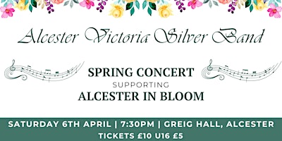 Blooming wonderful brass band concert supporting Alcester In Bloom primary image