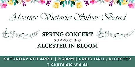 Blooming wonderful brass band concert supporting Alcester In Bloom
