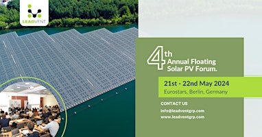 4th Annual Floating Solar PV Forum  primärbild