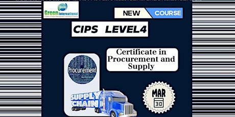 CIPS Level 4 - Certificate in Procurement and Supply Training In Qatar  primärbild