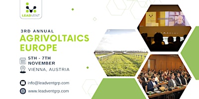 3rd Annual AgriVoltaics Europe primary image