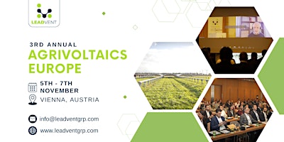 Imagem principal de 3rd Annual AgriVoltaics Europe