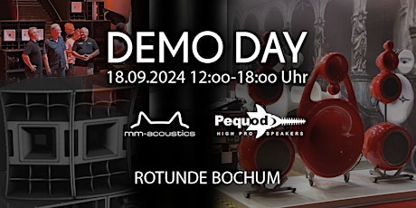 Demo Day 2024 der Marken MM Acoustics & Pequod Acoustics