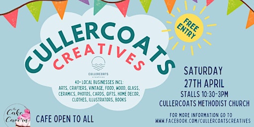 Imagem principal do evento Cullercoats Creatives | Saturday 27th April Artisan Handmade Fair