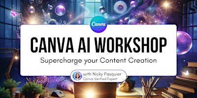 Imagem principal do evento Canva AI Magic Workshop