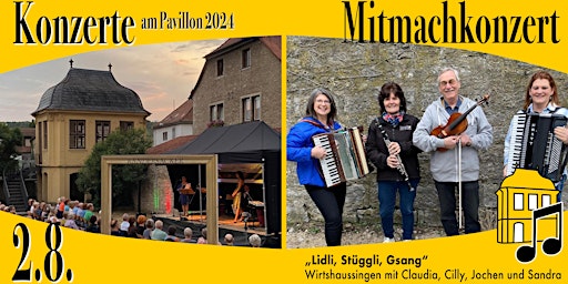Imagem principal do evento „Lidli, Stüggli, Gsang - das Mitmachkonzert“ -  4. Konzert am Pavillon
