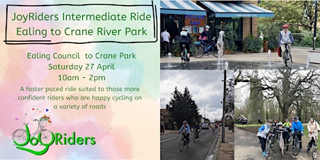 JoyRiders Intermediate Bike Ride  - Ealing to Crane River Park
