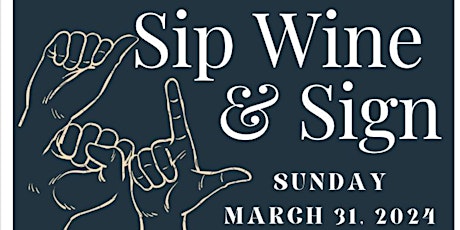 Sip & Sign with Wine