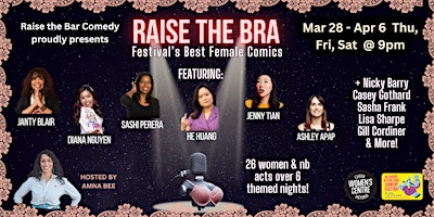 Primaire afbeelding van Raise the Bra Female Stand-up Comedy Allstars - Festival Special!