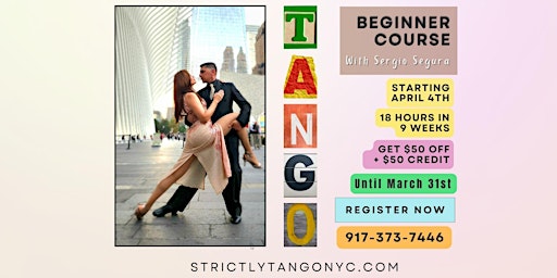 Immagine principale di Beginners Tango Courses 9-Weeks 