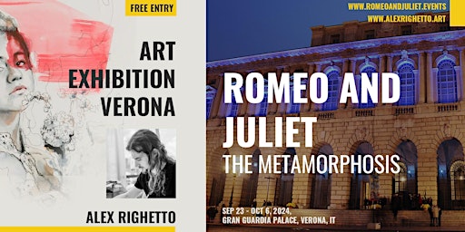 Imagem principal do evento "Romeo and Juliet" in Verona - A Solo Art Exhibition by Alex Righetto