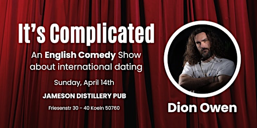 Primaire afbeelding van It's Complicated - A Comedy Show About International Dating