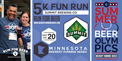 5k + Beer Olympics at Summit Brewing  event logo