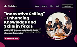 Primaire afbeelding van Workshop "Innovative Selling" - Enhancing Knowledge and Skills in Texas