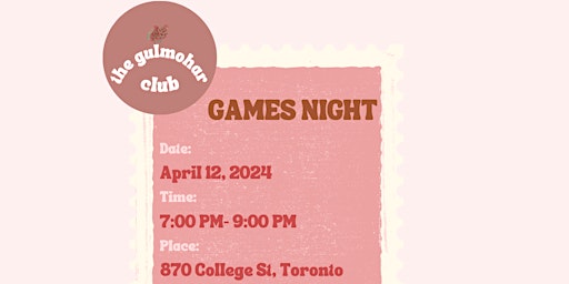 Image principale de Games Night for South Asian Women in Toronto