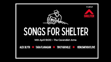 Imagem principal do evento Songs for Shelter - Charity Gig