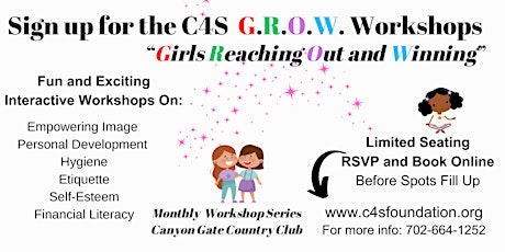 Girls Reaching Out and Winning Workshop - Proudly Sponsored by MGM Resorts